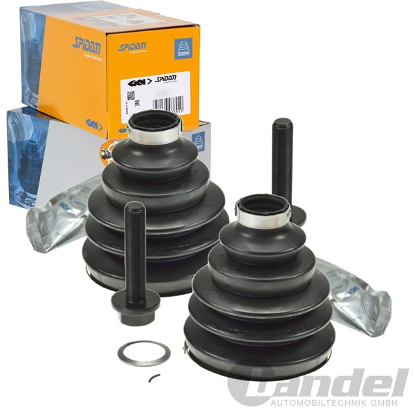 2X Spidan LÖBro Achsmanschetten Satz Passend FüR Audi A4 Seat Exeo Links+Rechts-image
