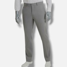 Kenneth Cole Reaction Men's Gray Slim Techni-Cole Chad Pants Suit Size 32W 30L