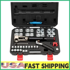 Hydraulic Brake Line Flaring Tool Kit ,Double Flaring Tool 45° for 3/16" to 1/2"