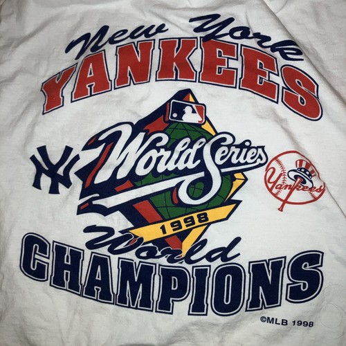 New York Yankees 1998 World Series World Champions Tee Size XL Vintage HTF! - Picture 7 of 8
