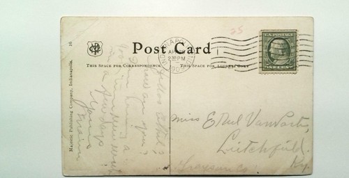 Vintage Indiana Pythian Building Indianapolis Divided Back Postcard - Picture 2 of 2