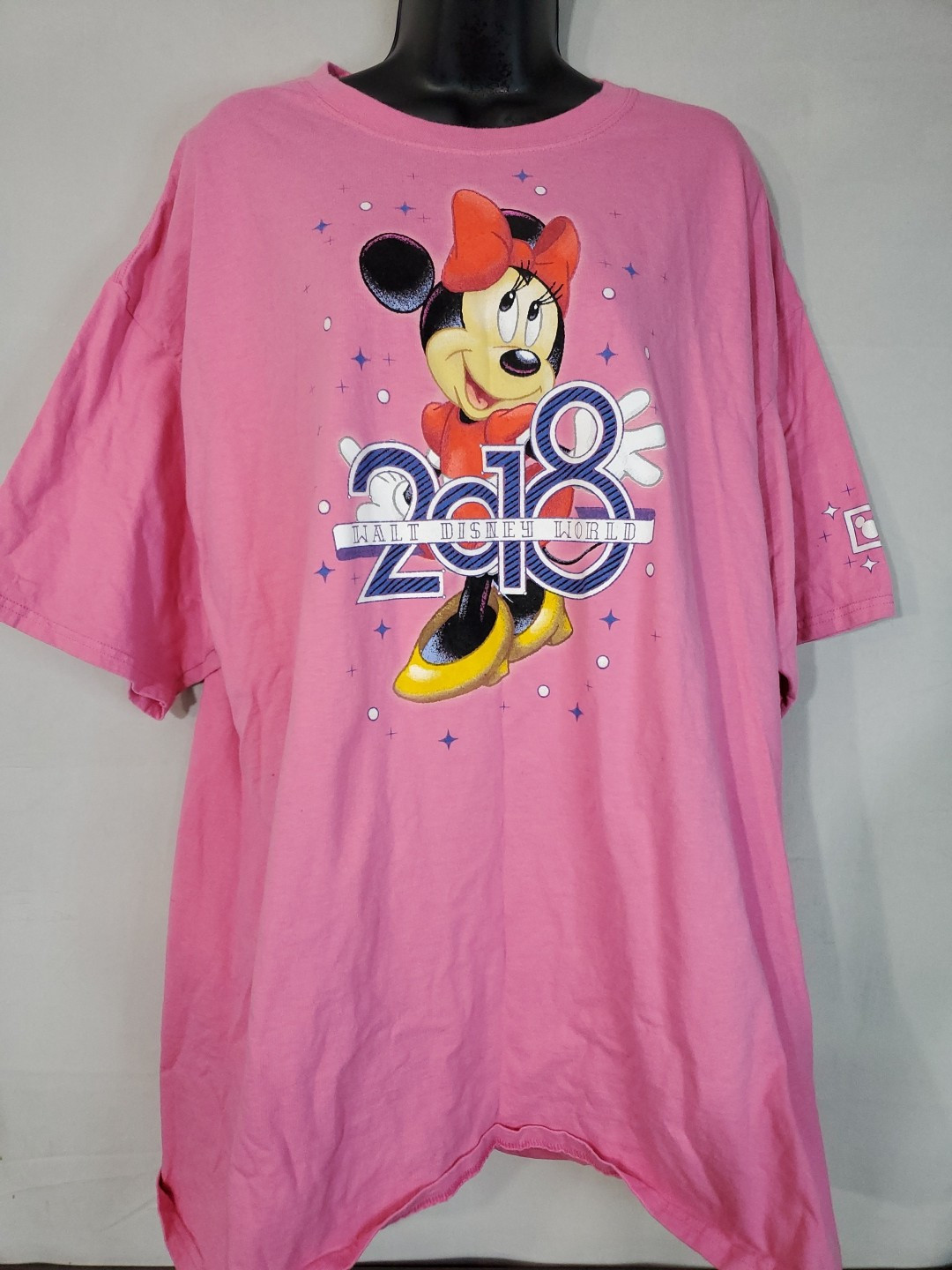 Minnie Mouse Pink Disney World Mens 2XL Tshirt 2018 Parks