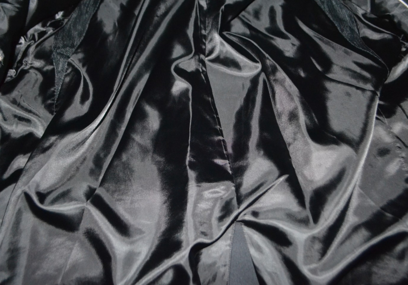 Geoffrey Beene Men Black Solid 2 Button Suit Sz 5… - image 12