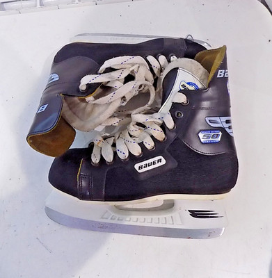 Bauer Schlittschuhe Größe 5 Weite 2E guter Zustand schwarz gebraucht