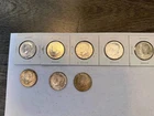 LOT OF (8) 1964 KENNEDY HALF DOLLARS - 90% Silver