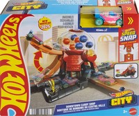 194735264056 Hot Wheels City. JBM62 Sklepik Guma Balonowa + Autko Hot Wheels