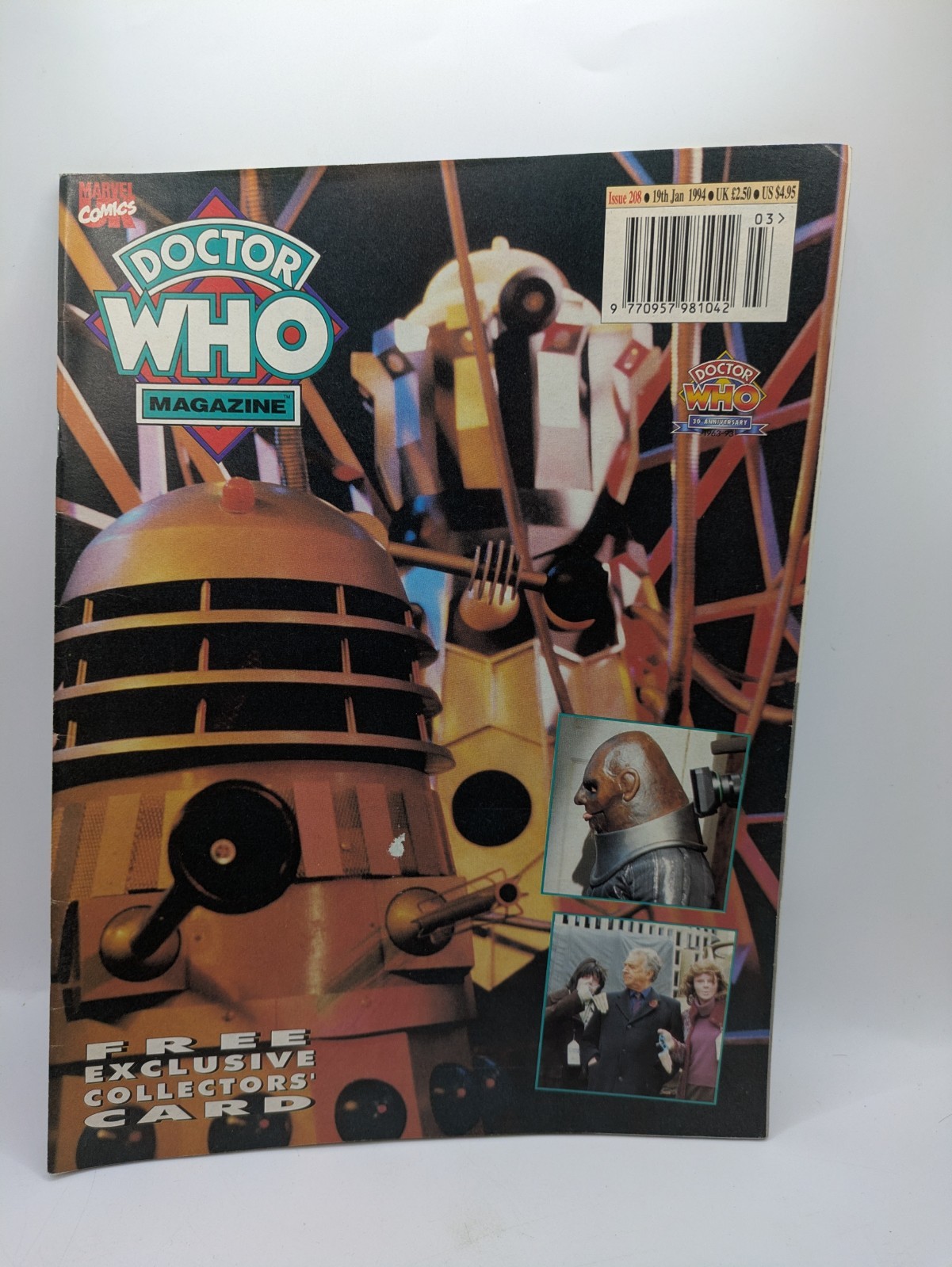 Doctor Who Magazine Issue 208 Jan 1994 Dalek Cover No Card