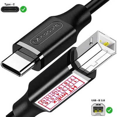 USB-C auf USB B 2.0 Scanner Printer cable Druckerkabel für Samsung Galaxy A55 5G