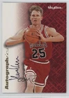 1996-97 Skybox Premium Autographics Black Ink Steve Kerr Auto
