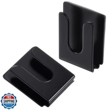 Mabor 2Pcs Radio Microphone Hanger with Adhesive Back, CB Mic Holder Mount, B