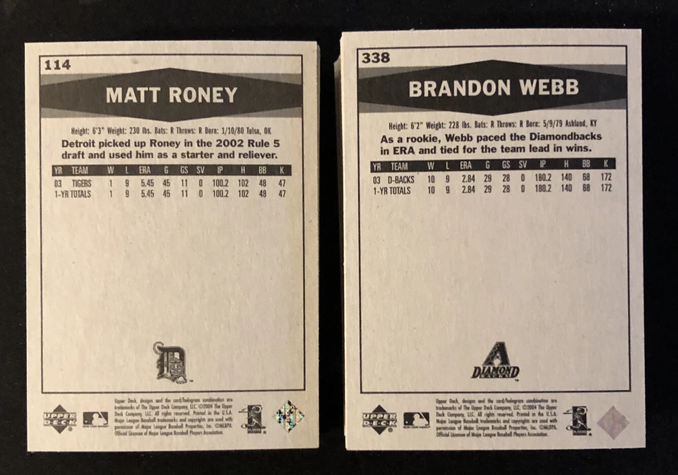 2004 Upper Deck Vintage Baseball Cards Singles You Pick - Image 2 of 2