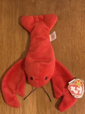 Ty Beanie Baby Pinchers the Lobster 1993 MINT RARE NEW w Errors Collectible PVC