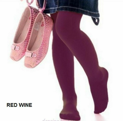 GIRLS OPAQUE KIDS TIGHTS PANTYHOSE HOSIERY STOCKINGS PARTY BALLET DANCE SOCKS - Picture 15 of 21