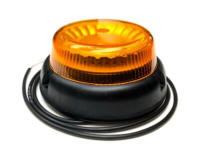 Orange Doppelblitz LED Warnleuchte Ø165 12V 24V E9 für PKW LKW Abschleppwagen