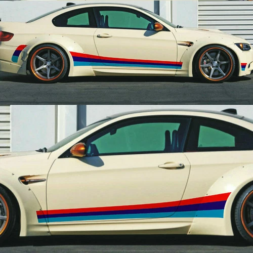 Graphics Tricolor 2Sides Decal Car Sticker Kit For Bmw X6 Racing Stripe Vinyl - Bild 1 von 8