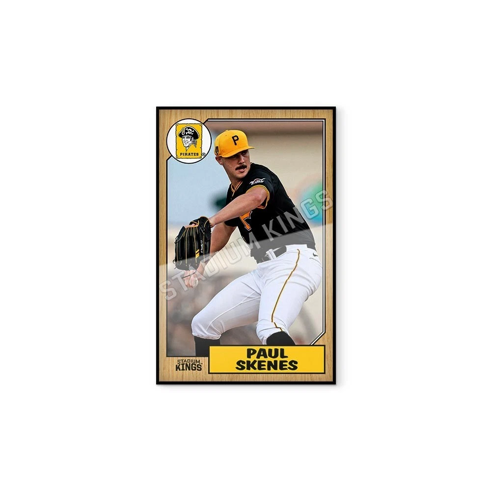 Paul Skenes Pittsburgh Pirates 1987 Baseball Poster -