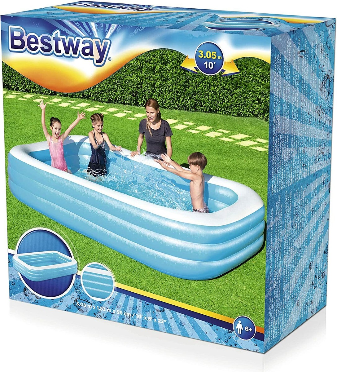kids Children Paddling Pool Bestway Deluxe Family Pool