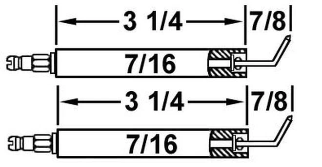 Crown 20780-02 Set Of Replacement Electrodes For Carlin 100-301CRD Oil Burners