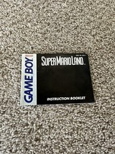 Super Mario Land Game Boy MANUAL ONLY Authentic