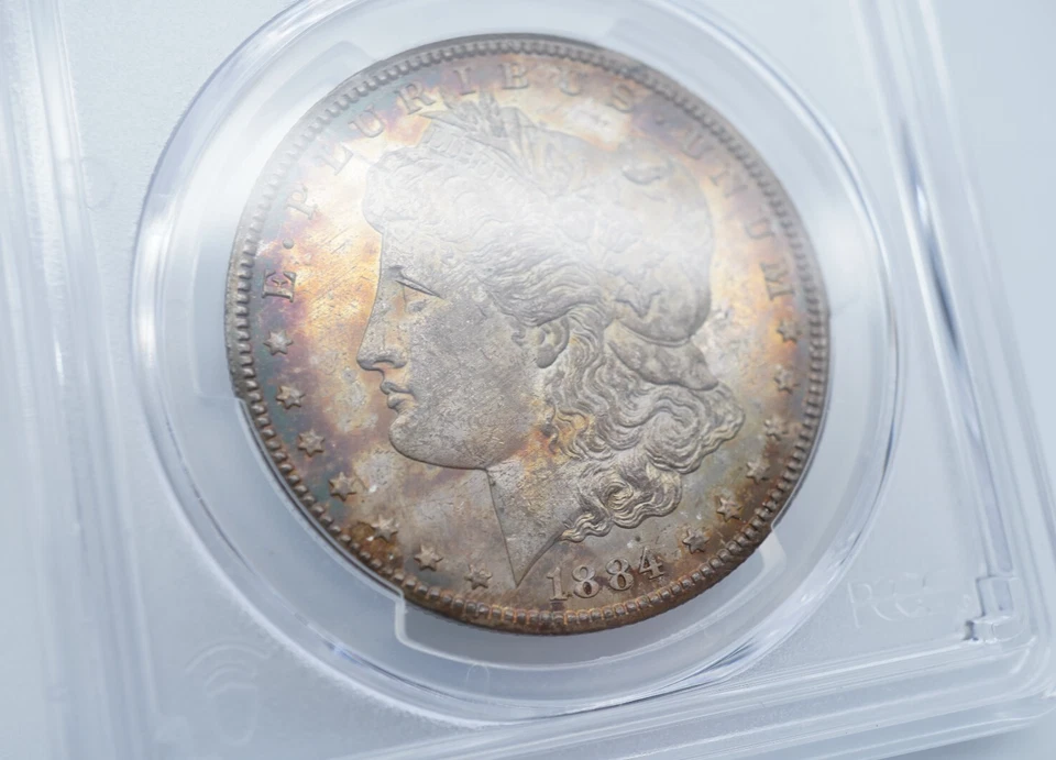 1884-CC Morgan $1 Dollar PCGS & CAC MS64 Proof Like .199 - S062 - Image 4 of 4