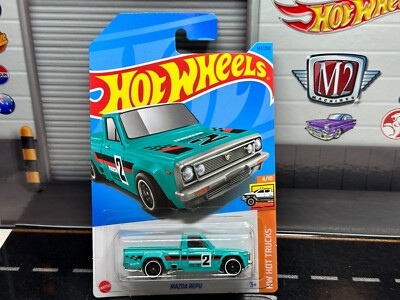 Hot Wheels Mazda Repu Rotary Mint Green 147/250 HW Hot Trucks 4/10