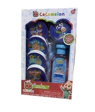 Cocomelon Bath time Memory Game tear free body wash and 10 bath foams