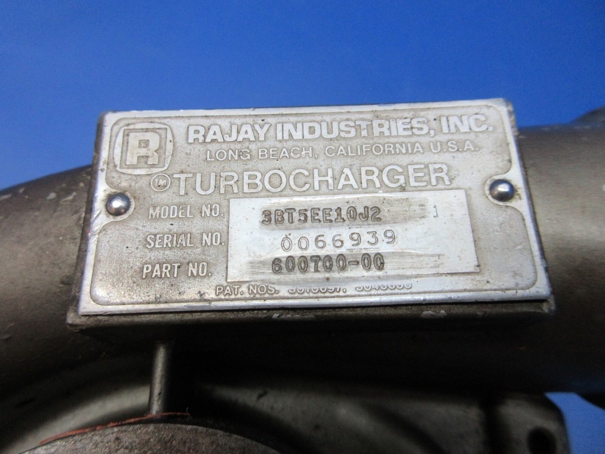 Enstrom 280FX Helicopter Rajay Turbocharger 600700-00