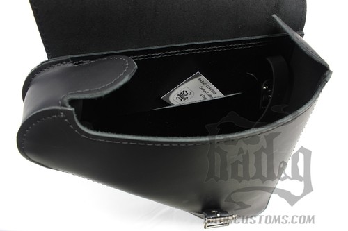 Harley DYNA BOLSO SOLO NEGRO alforja - DL03 BAD&G CustomS - Imagen 4 de 7