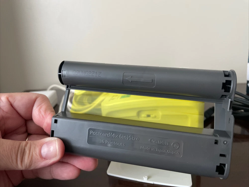 Canon Selphy CP760 Compact Photo Printer Tested with Paper No Tray
