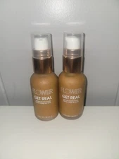 2~ FLOWER Beauty Get Real Serum Foundation D2 Nutmeg  1 fl oz / 30 ml