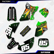 Green Spark Racing Graphics Kit fits 02-14 Yamaha YZ85 YZ 85 Decals
