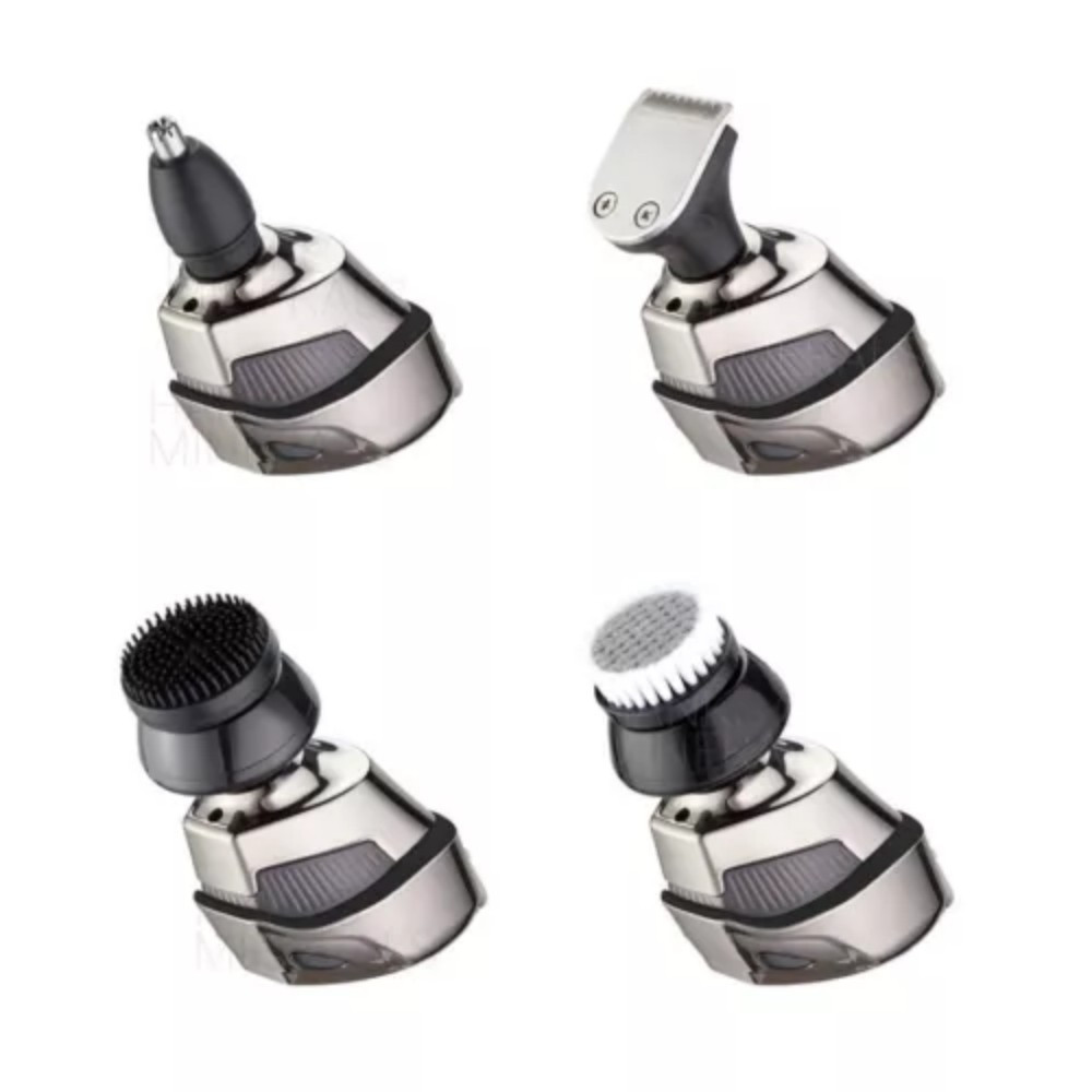 7D 5-in-1 Shaver Cordless Hair Trimmer Bald Head Razor Electric For Men Wet Dry