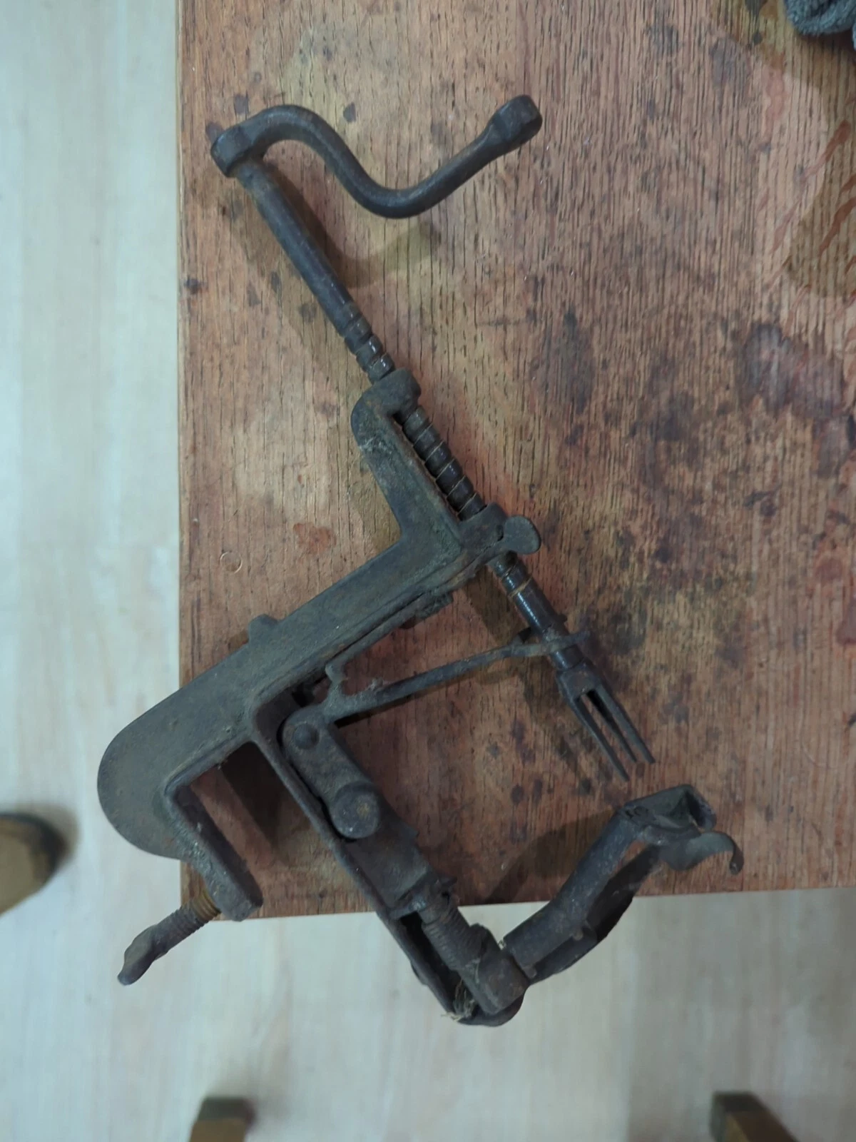 Antique Goodell Co. Cast Iron White Mountain Apple Peeler, Pat. June 14, 1880