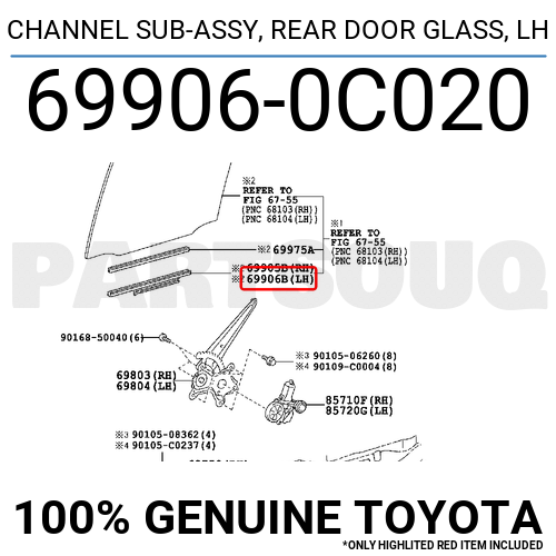 ユウ 6980360080 Genuine Toyota REGULATOR SUB-ASSY 69803-60080 | eBay