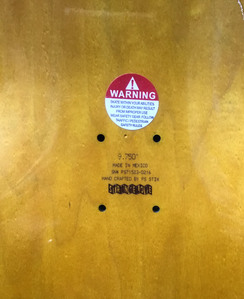 Strangelove Jim Thiebaud Santa VS Krampus Skateboard Deck Sean