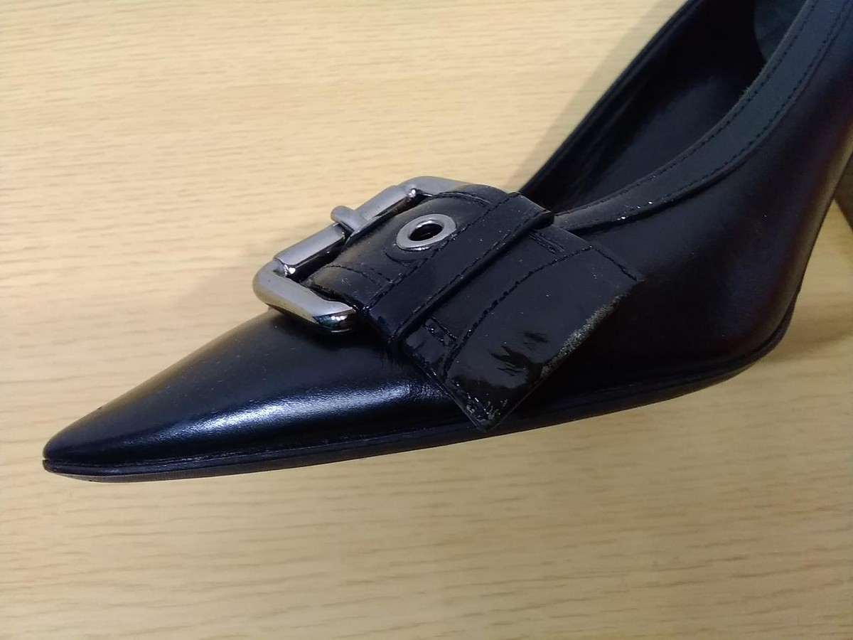 Louis Vuitton ブラック ハイヒールサイズ37.5 Louis Vuitton Women`s Heel Sandals 37 Horizon Line Black US