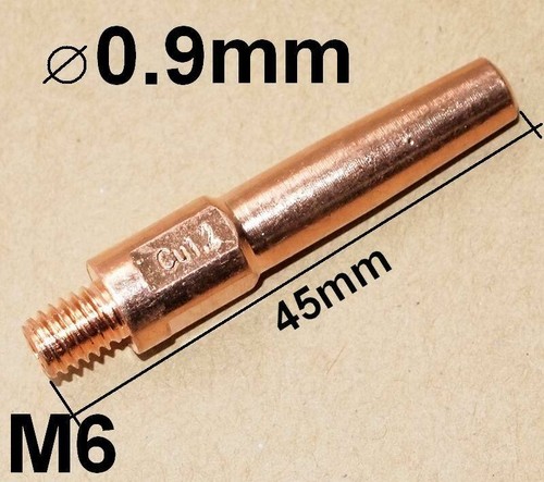 10 Stck. japanischer Stil MIG/MAG Schweißen industrieller Kontakt SPITZE Länge: 40 mm 45 mm - Bild 15 von 19