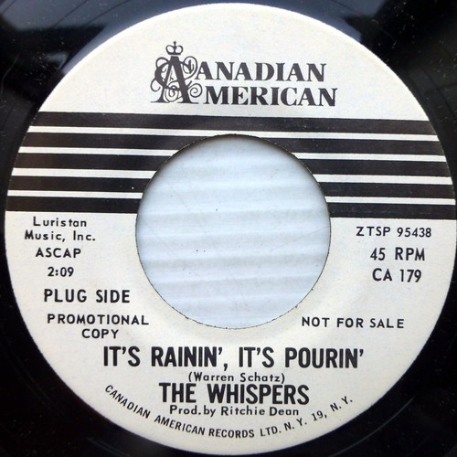 WHISPERS mod 45 PROMO It's Rainin It's Pourin Tomorrow's..WARREN SCHATZ F9 HEAR - 第 1/2 張圖片