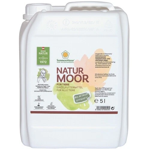 SONNENMOOR VERWERTUNGS- U. VERTRIEBS GMBH TIERMOOR SonnenMoor vet. 5000ml Futtermittel für Tiere 5L Naturmoor 3684996