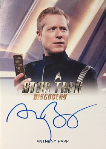 Anthony Rapp Autograph as Lt. Paul Stamets from Star Trek Discovery ...