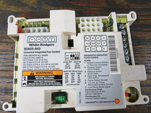 White-Rodgers 50A55-843 Universal Intell-Ignition Furnace Control Circuit Board 