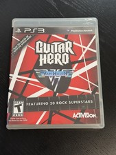 Guitar Hero Val Halen (Playstation 3, 2008) Disc and Manual Tested