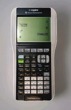 Texas Instrument TI NSPIRE Graphing Calculator W Cover Tested Ti 84 Plus Keypad.