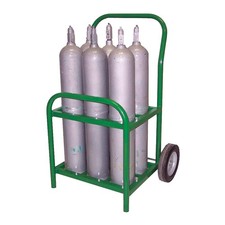 SAFTCART MDE-6 Cylinder Trolley,21 In. W,250 lb. 5WXH0