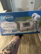 Dr. Brown  s Customflow Double Electric Breast Pump, Anti-colic Bottle, BPA Free