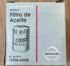1 Genuine Nissan 15208-65F0E Oil Filter OEM for Maxima Rogue Frontier Juke 