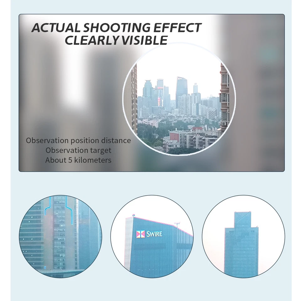 HD 12x52 Binoculars for Adults with Phone Adapter for Bird Watching Hunting - Image 4 of 4