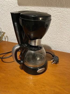 Bestron Kaffeemaschine 700 Watt Filter Kaffeemaschine Schwarz mit Kanne