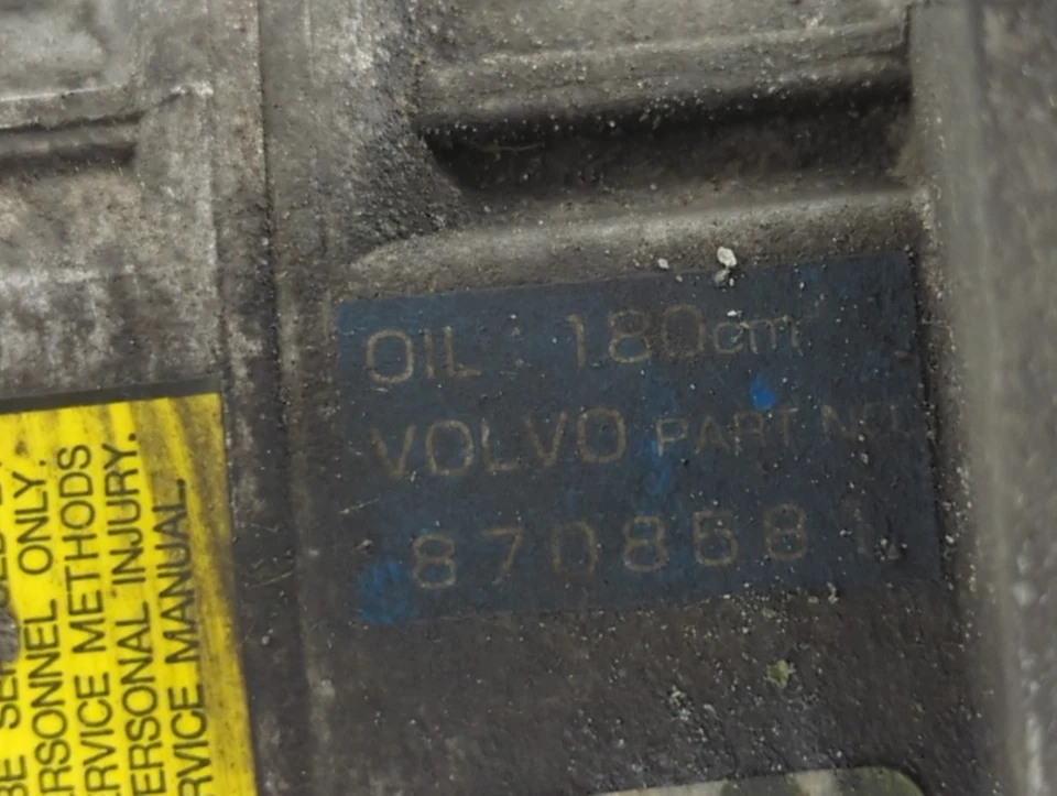 Volvo V70 2001-2002 aire acondicionado aire acondicionado compresor OEM JTMJX Foto 3 de 4