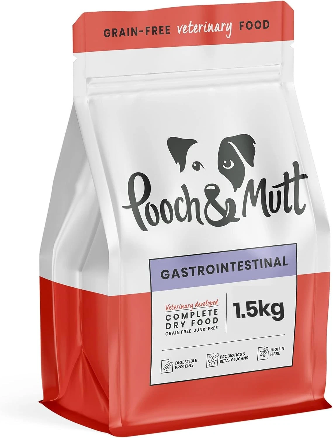 Pooch & Mutt – Veterinary Diet Dog Food (Grain Free), Gastrointestinal, 1.5kg